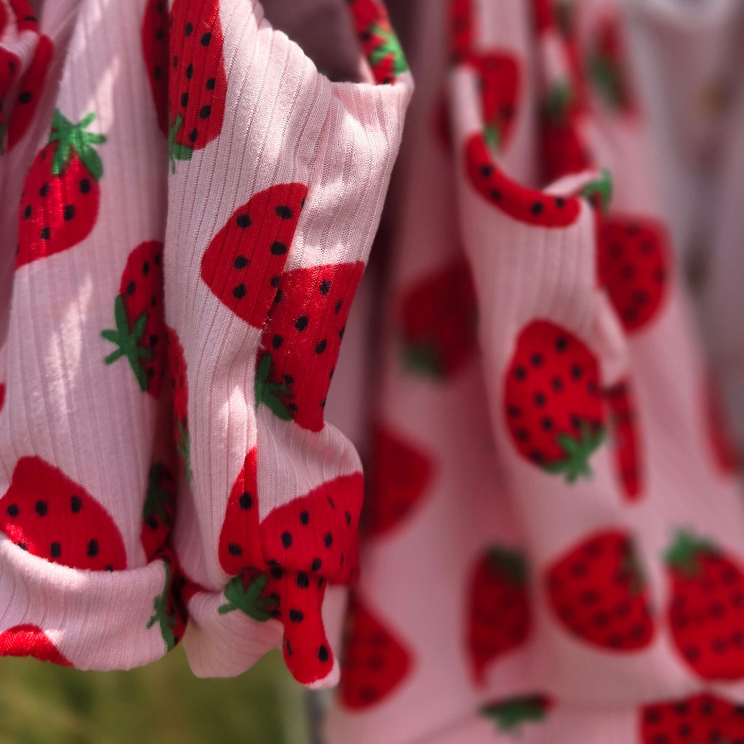 Strawberry Shorties Overalls