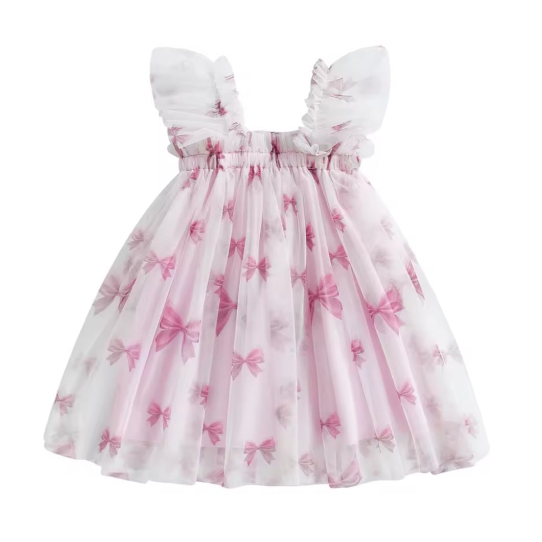 Bow Mesh Dress