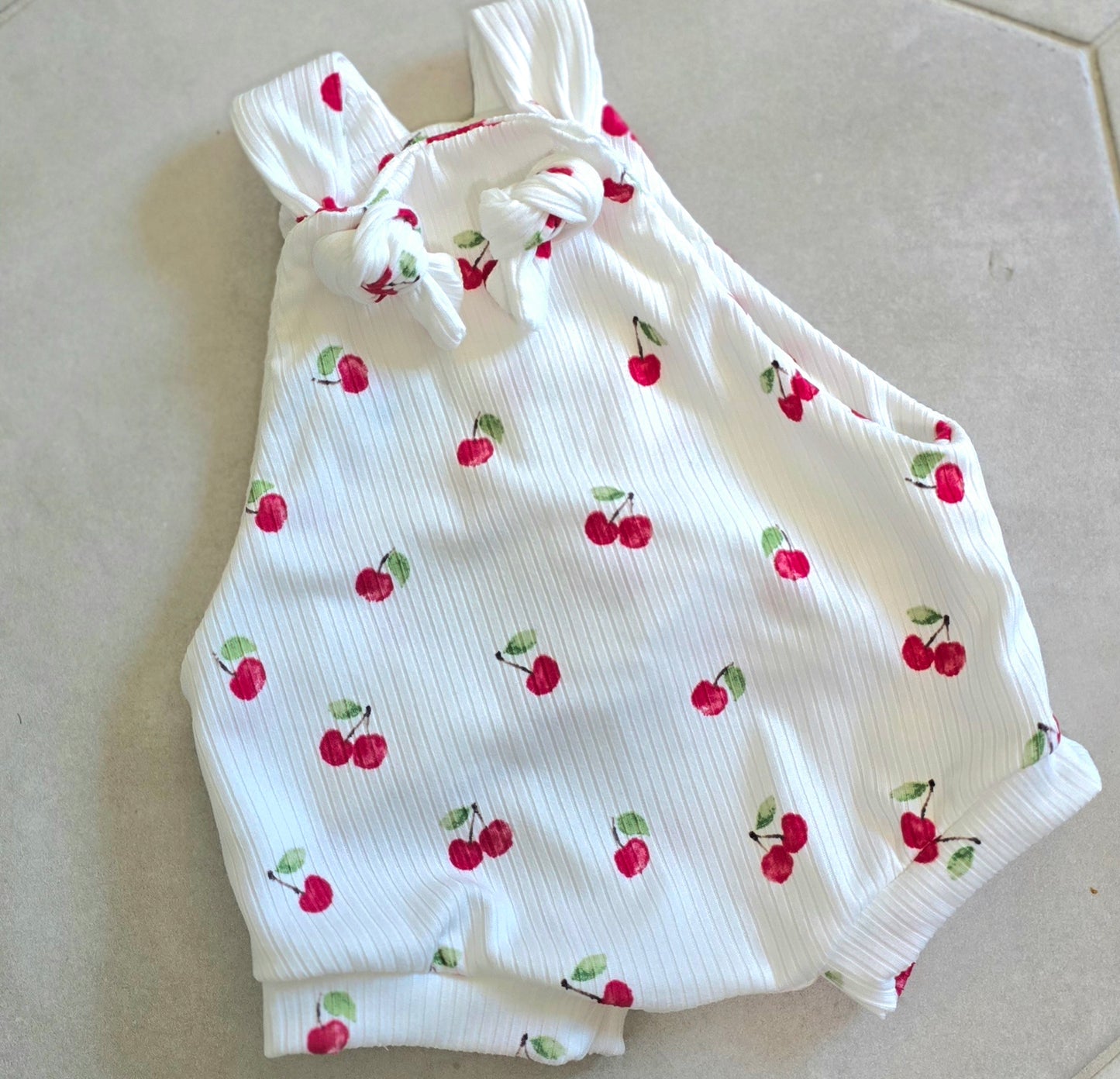 Cherry Shorties Overalls