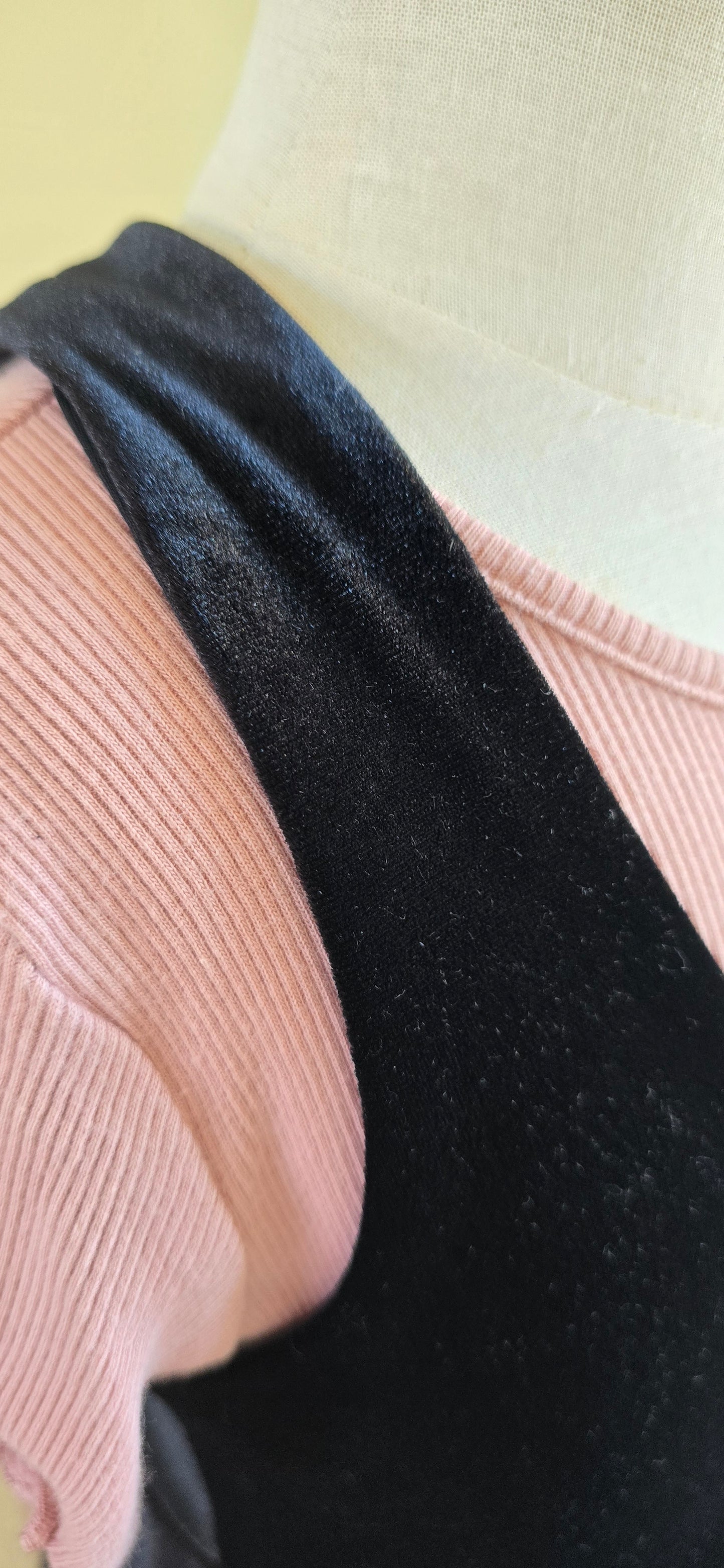 Black Velvet Pinafore