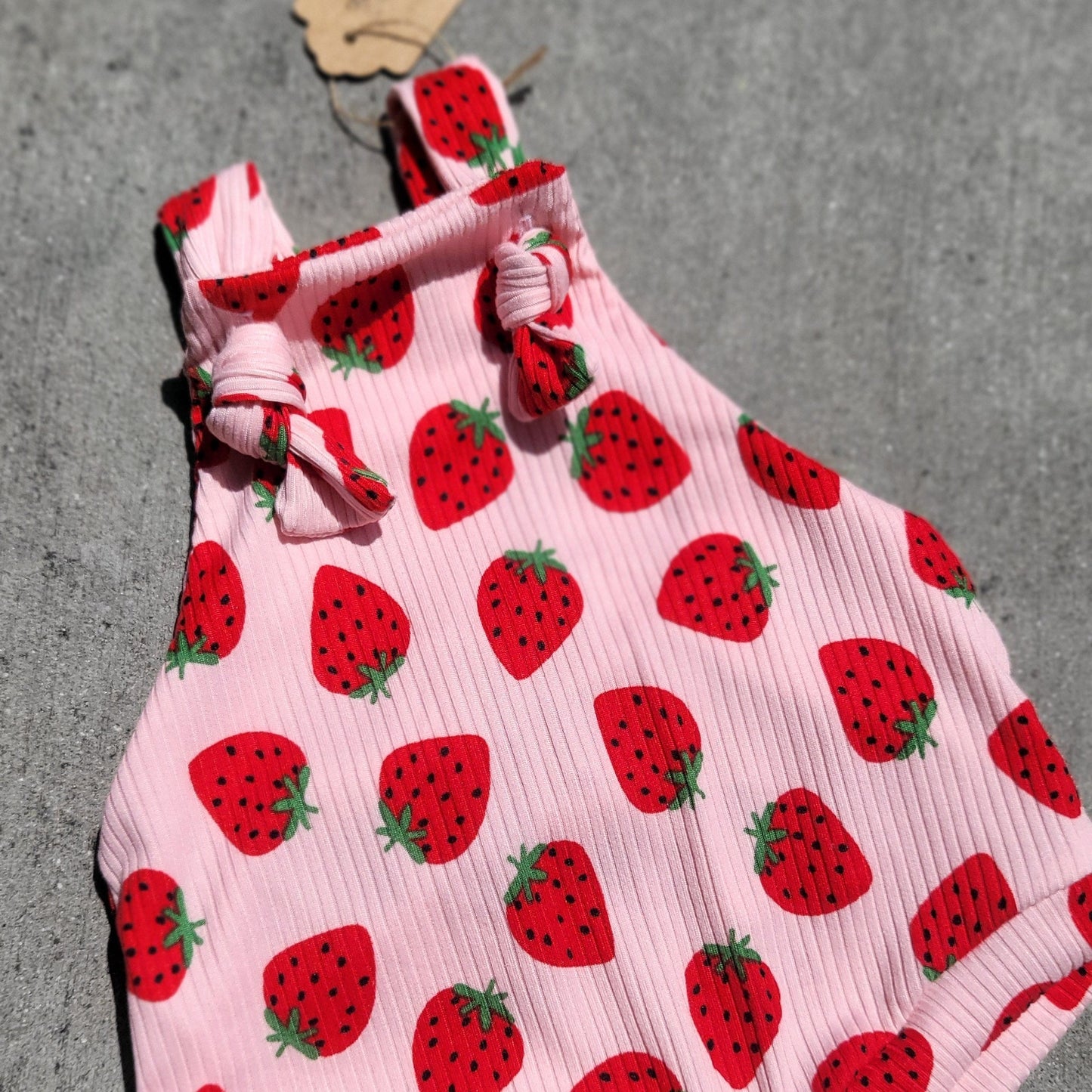 Strawberry Shorties Overalls