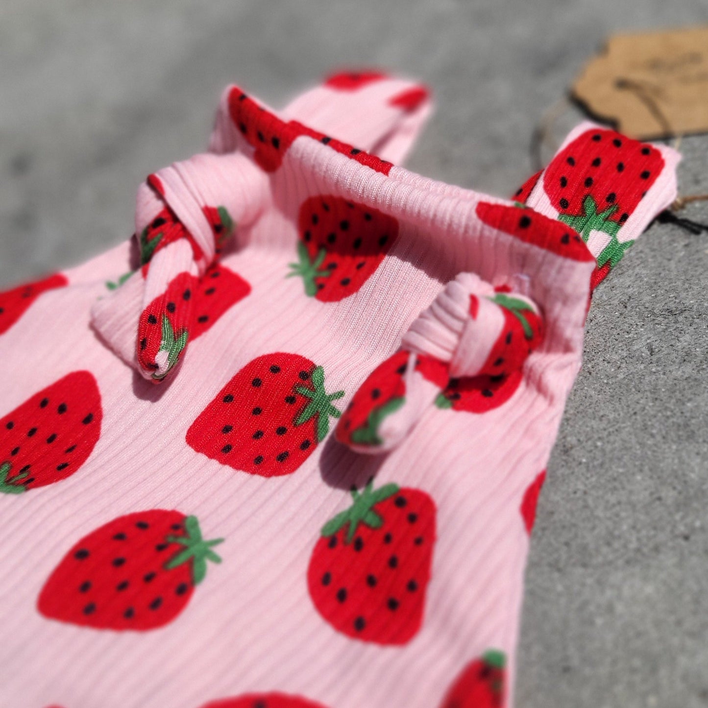 Strawberry Shorties Overalls