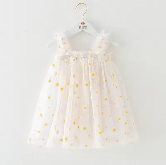 White Daisy Dress