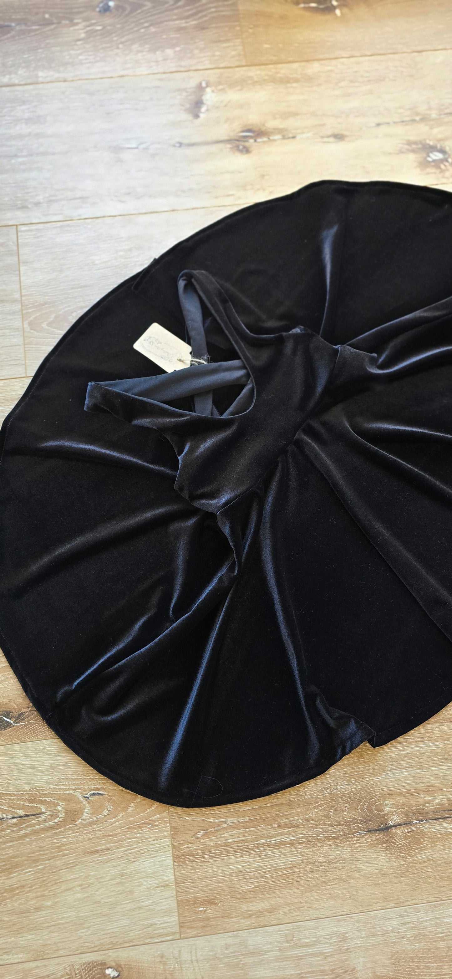 Black Velvet Pinafore