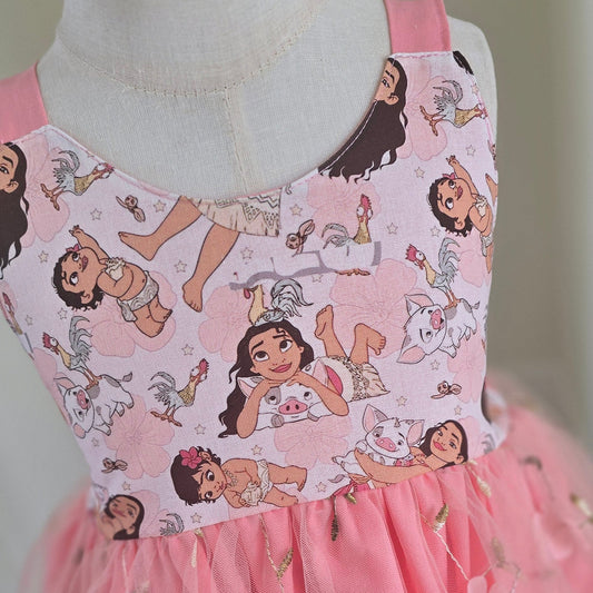 Moana Pink Flowers